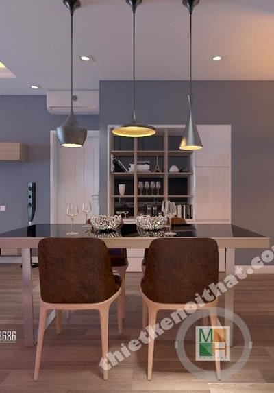 Thiết kế nội thất hiện đại căn hộ chung cư Times City