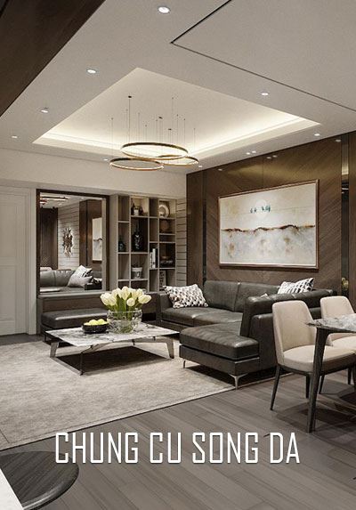 Thiết kế nội thất chung cư Sông Đà Nam Từ Liêm hiện đại, đẳng cấp