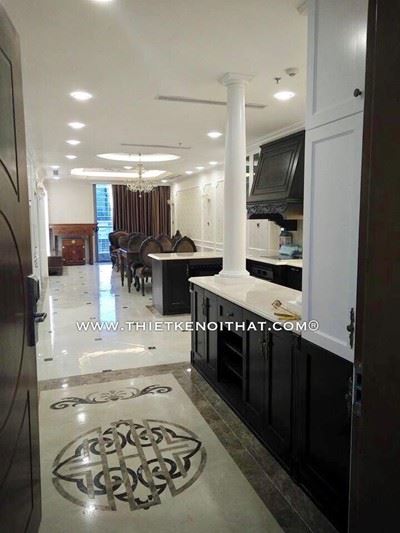 Thi công nội thất Vinhomes phong cách tân cổ điển