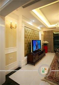 Công trình thi công nội thất chung cư tân cổ điển Mandarin Garden - Anh Hà