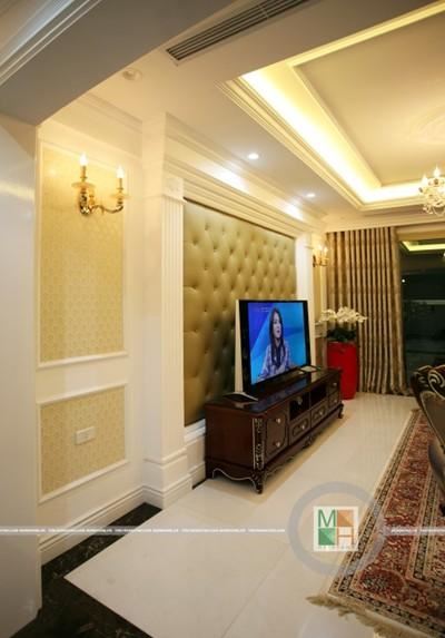 Công trình thi công nội thất chung cư tân cổ điển Mandarin Garden - Anh Hà