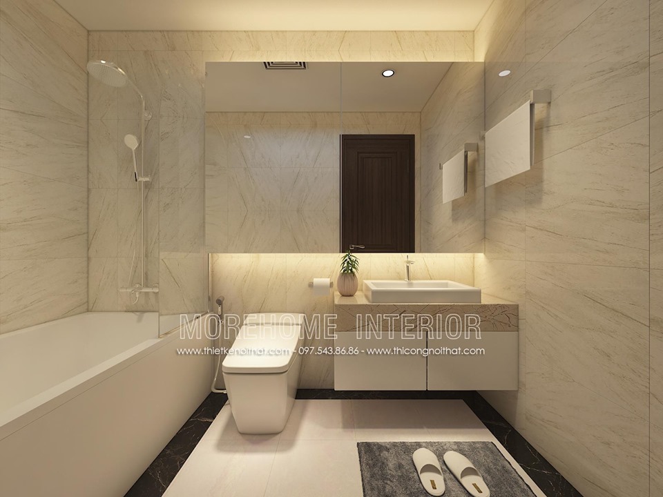 Thiết kế nội thất phòng tắm hiện đại đẹp
