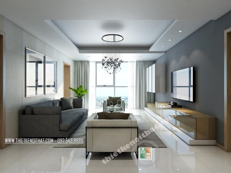 Thiết kế nội thất phòng khách hiện đại là xu hướng chung cho các căn hộ chung cư hiện nay Chiêm ngưỡng các mẫu thiết kế phòng khách hot