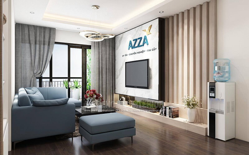 Thiết kế phòng khách đẹp tại chung cư Imperia Sky Garden Minh Khai Hai Bà Trưng Hà Nội Thiết kế phòng khách độc đáo
