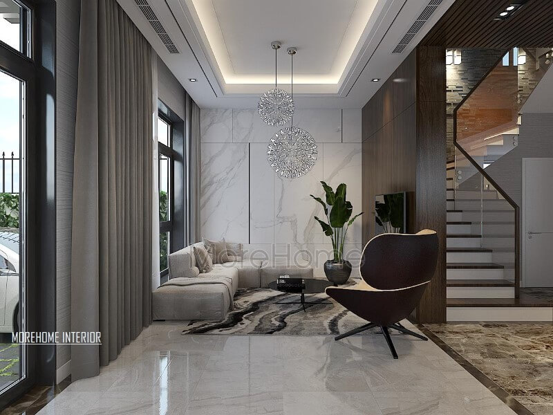 Trang trí nội thất phòng khách hiện đại, đẹp cho biệt thự, nhà phố. Thiết kế phòng khách độc đáo