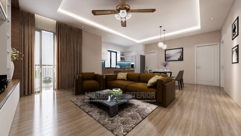 Trang trí nội thất chung cư với phòng khách đẹp trang nhã, lịch sự Mê mẩn mẫu bày trí phòng khách