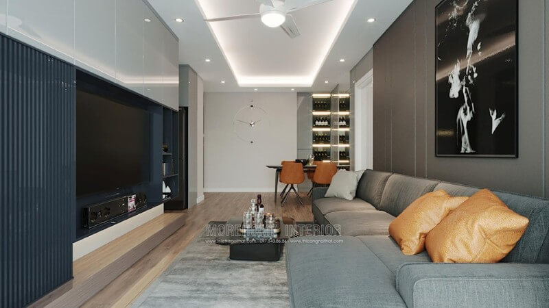 Trang trí nội thất phòng khách chung cư đẹp đầy ấn tượng Top các mẫu trang trí phòng khách ấn tượng