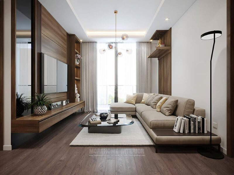 Thiết kế nội thất phòng khách tại Lạc Hồng Lotus Hà Nội Các xu hướng trang trí phòng khách sang trọng, đẳng cấp